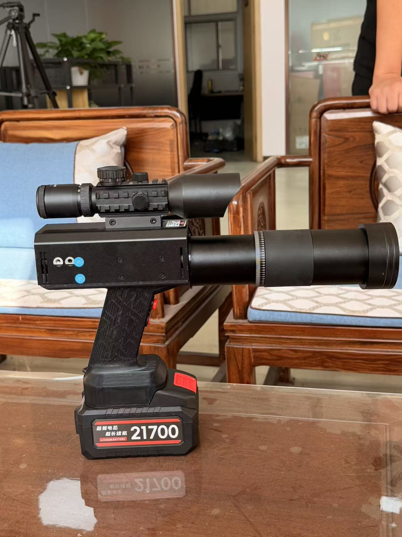 Smart - Laser Obstacle Clearing Device / Laser Tree Felling Machine  
Remote Laser Clearing System / Bush Clearing / Power Grid Remote Clearing / Explosive Disposal